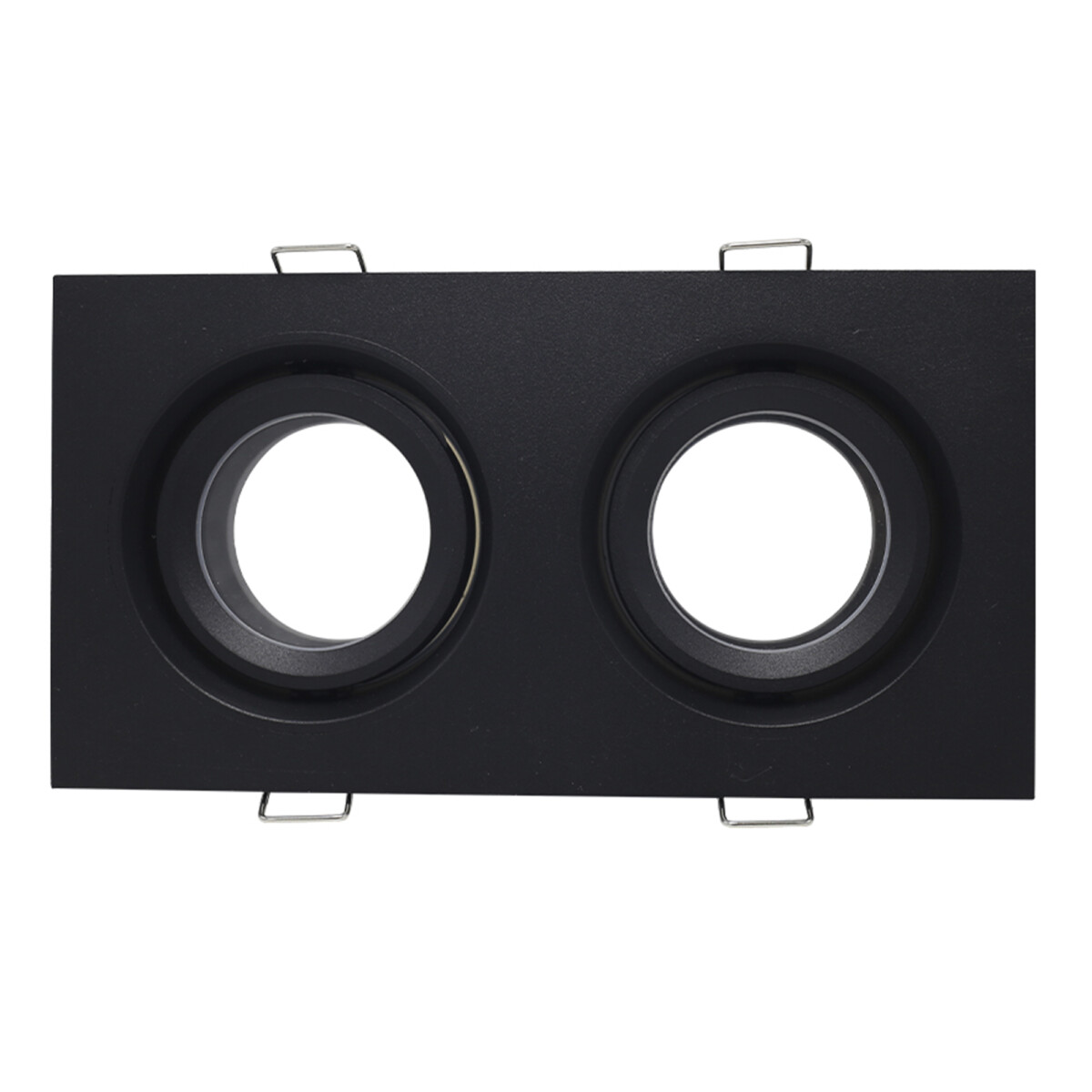 ST255.428.02 Св-к встр. Черный GU10 2*50W  IP65 L180xW90xH40 220V Без ламп Встраиваемые светильники — изображение 1