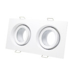 ST255.528.02 Св-к встр. Белый GU10 2*50W  IP65 L180xW90xH40 220V Без ламп Встраиваемые светильники — изображение 3