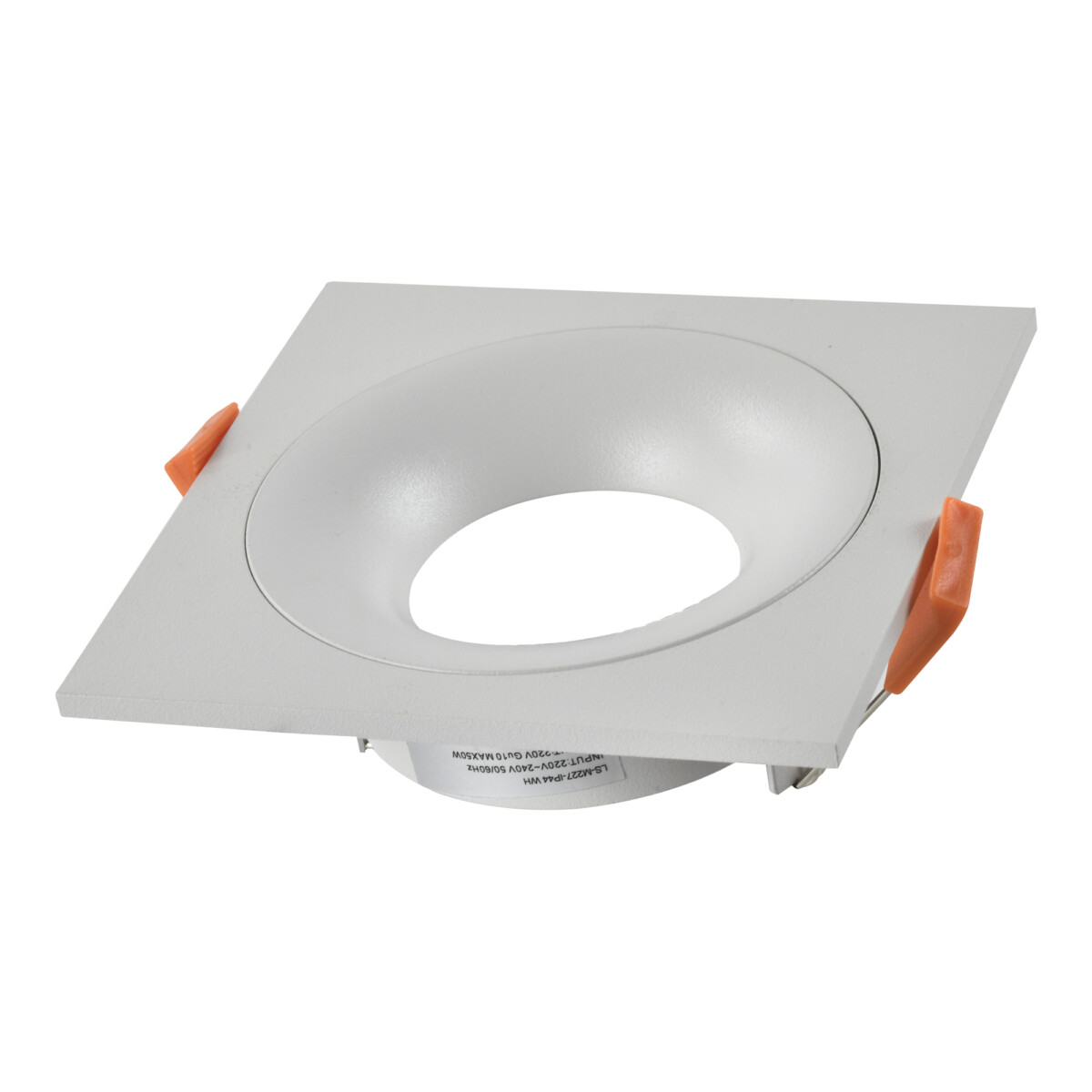 ST259.508.01 Св-к встр. Белый GU10 1*50W IP44 L100xW100xH40 -V Без ламп Встраиваемые светильники — изображение 1