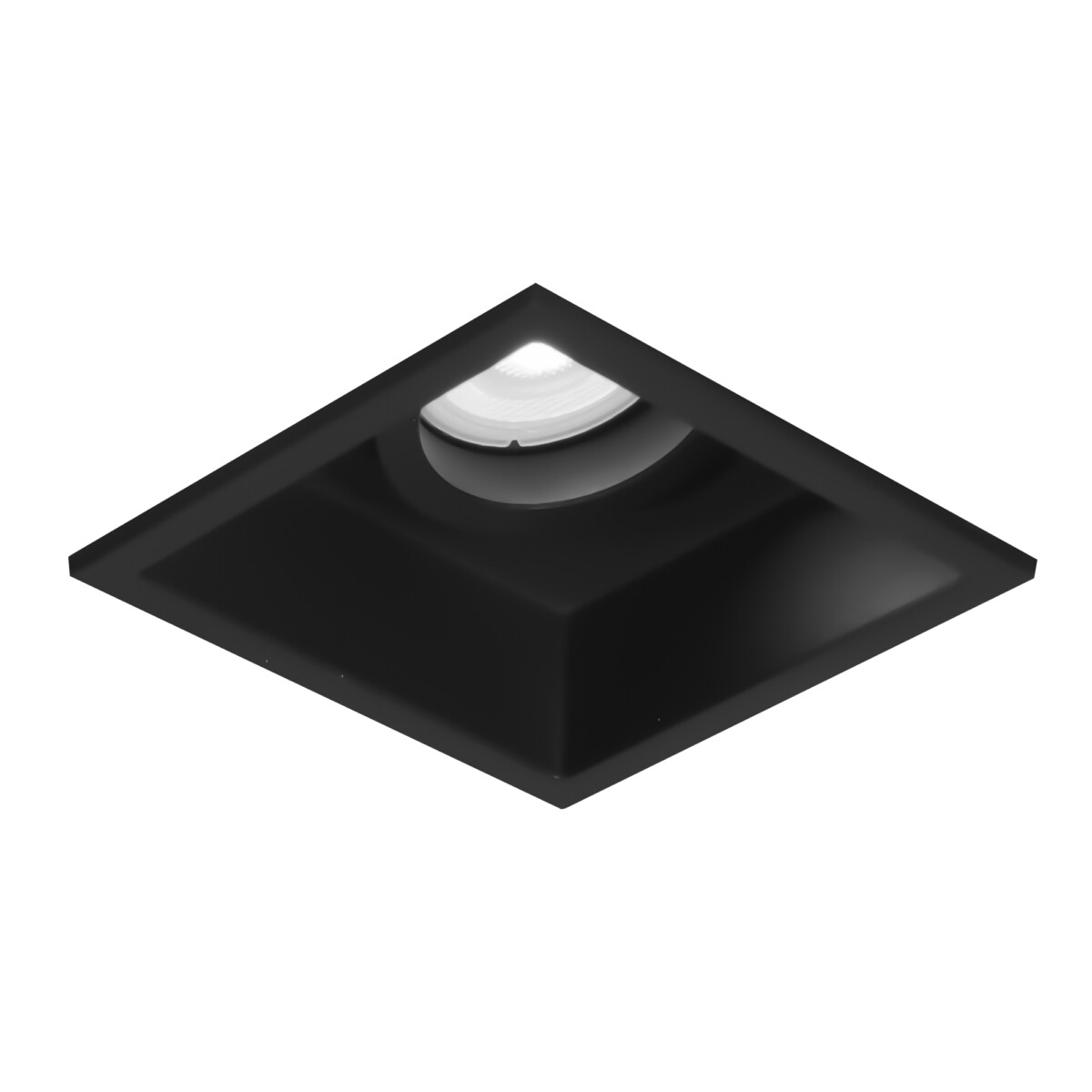 ST261.418.01 Св-к встр. Черный GU10 1*50W IP20 L91,5xW91,5xH5,2 220V Без ламп Встраиваемые светильники — изображение 1