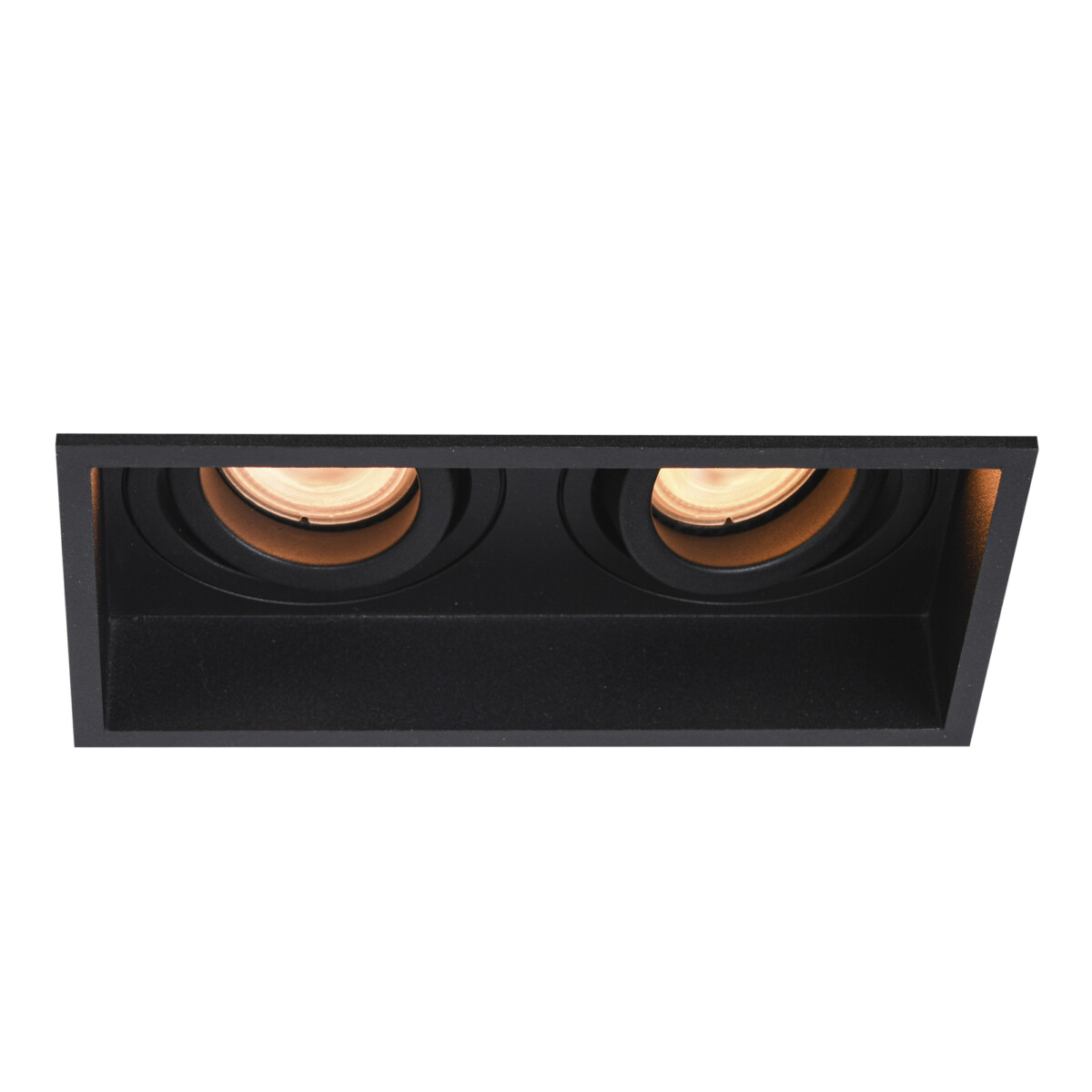 ST261.418.02 Св-к встр. Черный GU10 2*50W IP20 L91,5xW17,2xH5,2 220V Без ламп Встраиваемые светильники — изображение 1