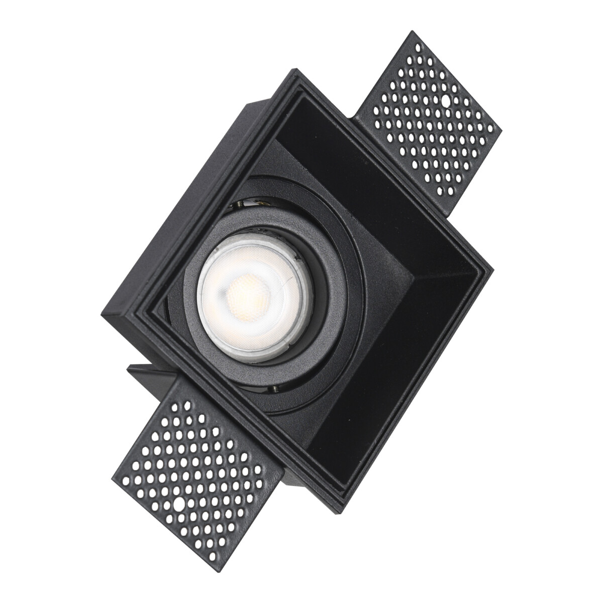 ST262.418.01 Св-к встр. Черный GU10 1*50W IP20 L91,5xW91,5xH5,2 220V Без ламп Встраиваемые светильники — изображение 1