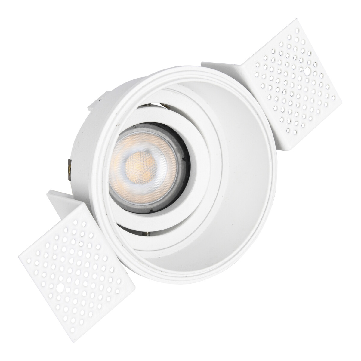 ST262.508.01_01W ST262.508.01 Св-к встр. Белый GU10 1*50W IP20 D91,5xH5,2 220V Без ламп Встраиваемые светильники — изображение 1