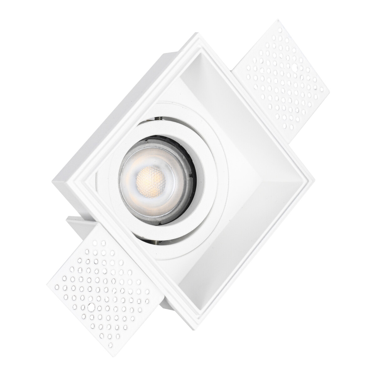 ST262.518.01 Св-к встр. Белый GU10 1*50W IP20 L91,5xW91,5xH5,2 220V Без ламп Встраиваемые светильники — изображение 1