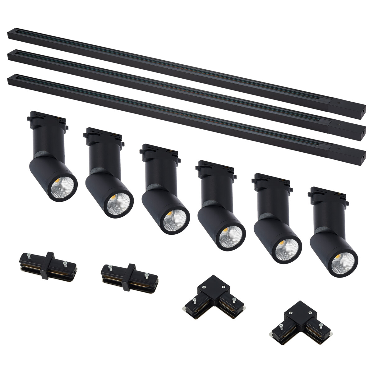 ST2650.430.06 Комплект трек,черный,6 св-ков,3 шинопр-да,кон-ры,ST650.436.10,ST001.419.00,ST002.419.0 BASE — изображение 1