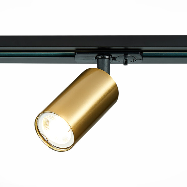 ST300.206.01 Св-к трек. Золотистый GU10 1*50W  IP20 L100xW54xH142 220V Без ламп BASE