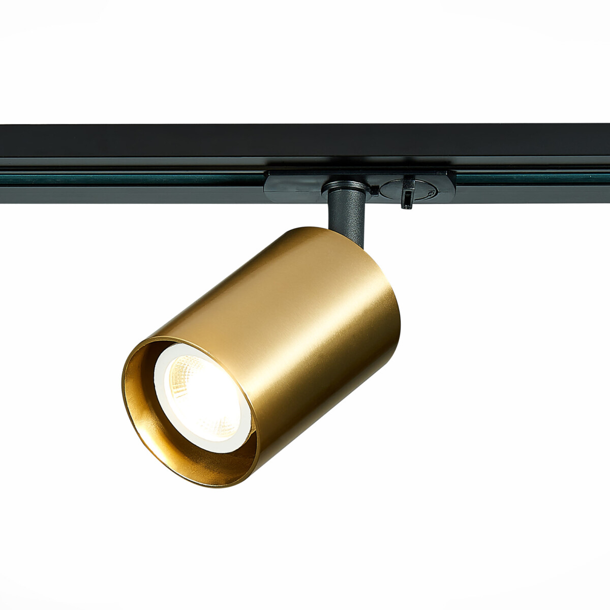 ST302.206.01 Св-к трек. Золотистый GU10 1*50W  IP20 L100xW70xH172 220V Без ламп BASE — изображение 1