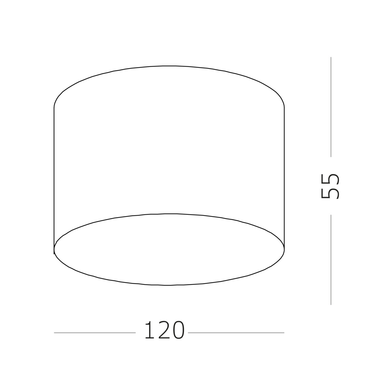 ST606.542.12 Светильник потолочный Белый LED 1*12W 4000K 1 080Lm Ra>90 120° IP20 D120xH55 185-265V Накладные светильники — изображение 3