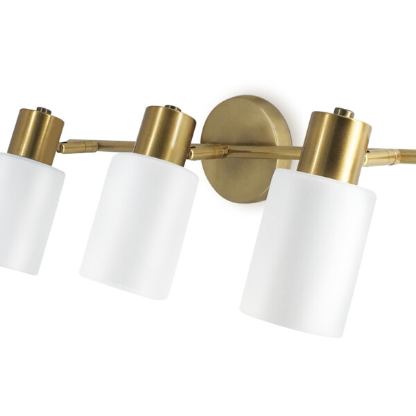 TR3972/3 BS/FR латунь/белый матовый  E27*3 max 40W 460*80*140