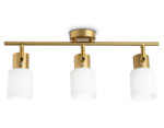 TR3972/3 BS/FR латунь/белый матовый  E27*3 max 40W 460*80*140 — изображение 4