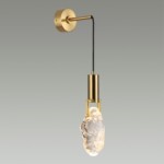 4372/5WL MIDCENT ODL23 239 античная бронза/металл/стекло Настенный св-к IP20 LED 200Лм 5W 3000K LIA — изображение 3