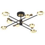 4321/63CL MIDCENT ODL22 000 металл/черный с бронзой Потолочный светильник IP20 LED 58W 2622Лм DENZEL — изображение 2