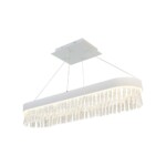 4698-8P, подвесная люстра, L800xW200xH1000/1200, LEDx40W, 2000LM, 4000K, included