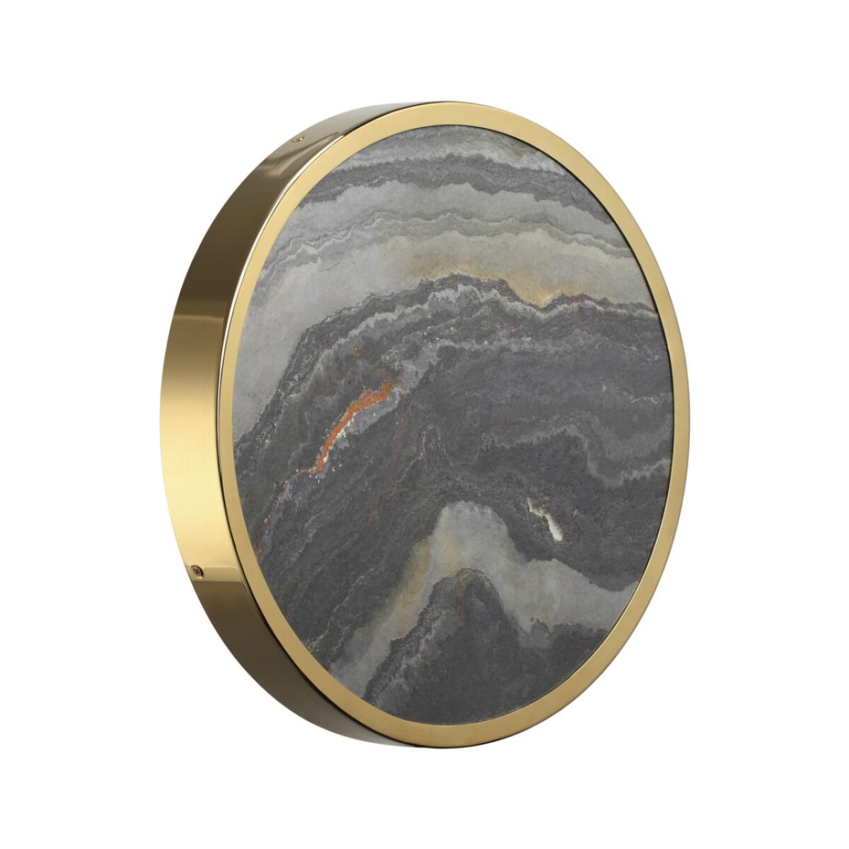 5079/30L L-VISION ODL24 209 зол/серо-бежевый/металл/натур.камень/акрил Настенный светильник с переключ.цветов.темпер. LED 30W 3000К/4000K/6000K BERGI — изображение 6