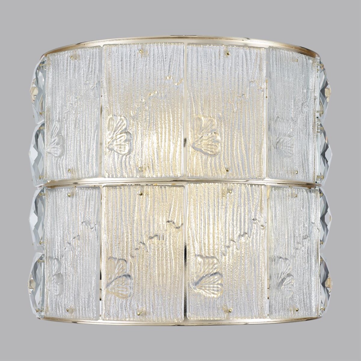 5070/2W HALL ODL24 601 золото/прозрачный/матовый/металл/хрусталь/стекло Бра E14 2*40W FIESTA — изображение 3