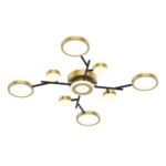 4686-9C, потолочный светильник, D800xH80, LEDx100W/50W/50W, 5260/2680/2610LM, 4000/6500/3500K, included, remote control — изображение 2