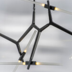 742107 Люстра STRUTTURA 10х6W (led) G9 ЧЕРНЫЙ МАТОВЫЙ — изображение 8