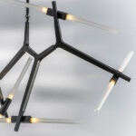 742107 Люстра STRUTTURA 10х6W (led) G9 ЧЕРНЫЙ МАТОВЫЙ — изображение 9