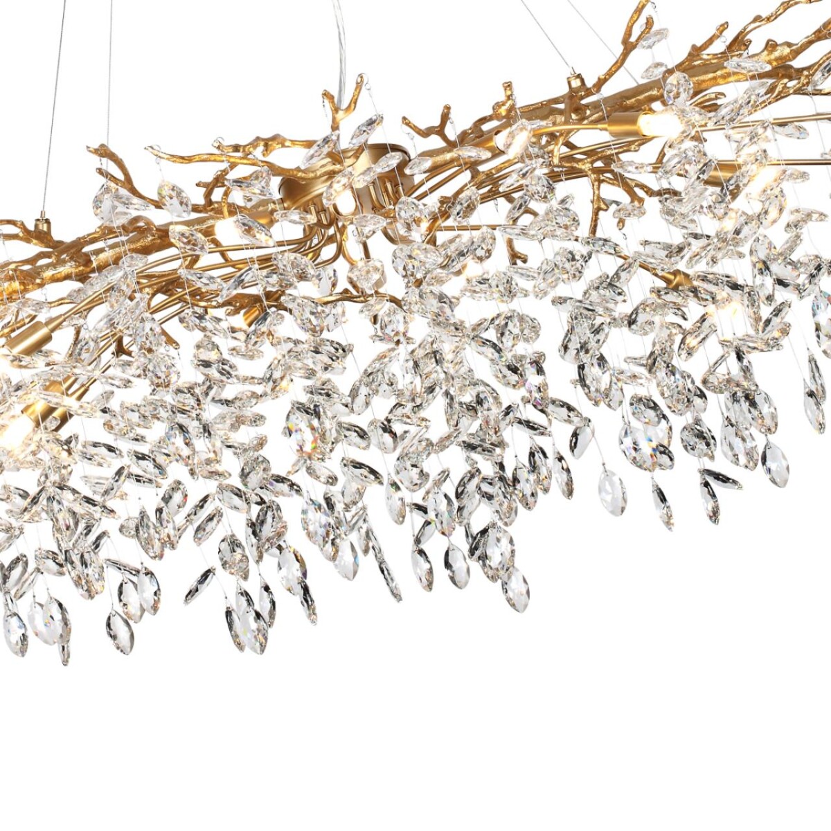 4969/16 HALL ODL24 613 античн.бронза/алюмин./хрусталь Люстра G9 16*40W DELICA — изображение 4