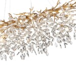 4969/16 HALL ODL24 613 античн.бронза/алюмин./хрусталь Люстра G9 16*40W DELICA — изображение 4