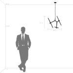 742063 Люстра STRUTTURA 6х6W (led) G9 ЗОЛОТО МАТОВЫЙ — изображение 2