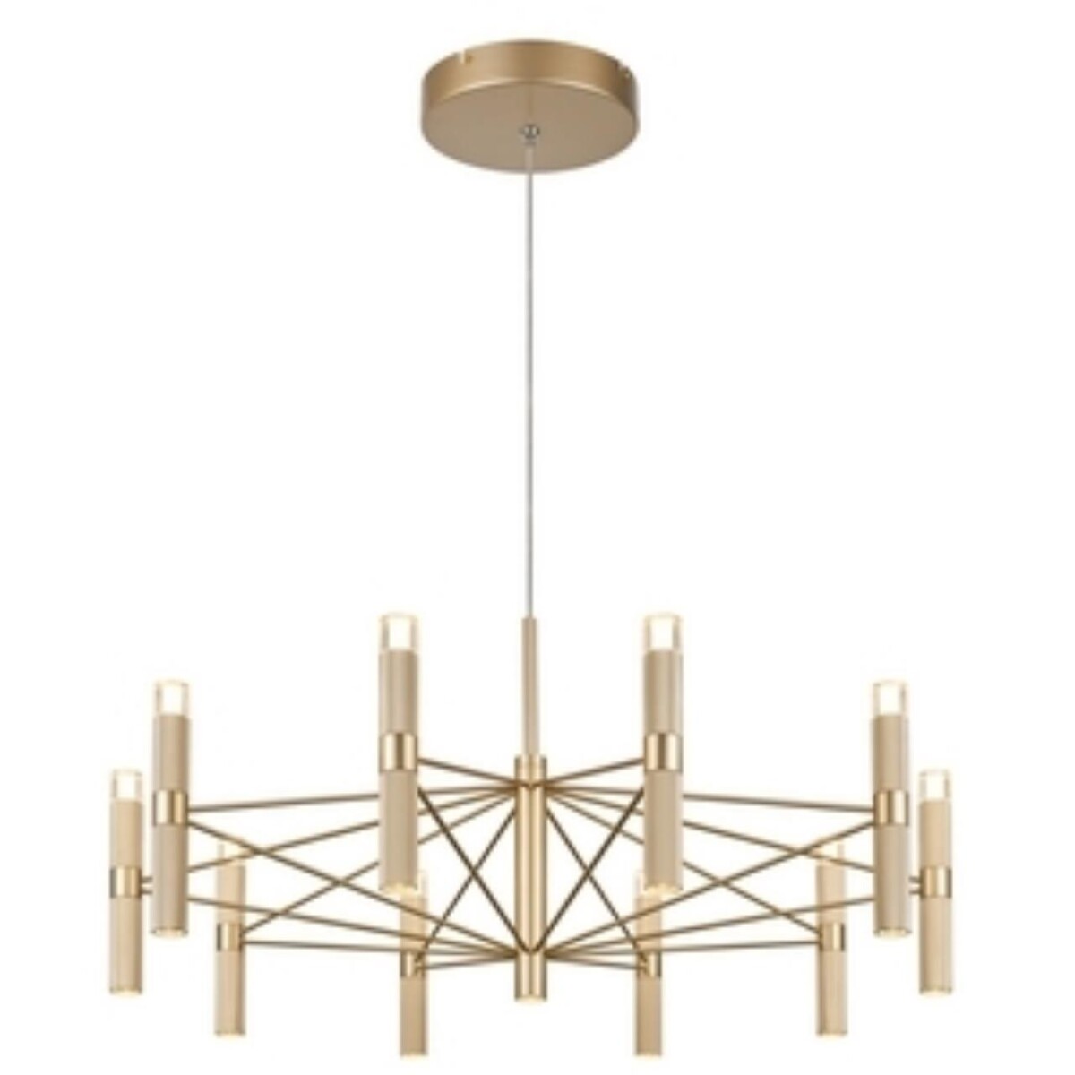 4759-10P, подвесная люстра, D800xH450/2435, 10xLEDx7W, 3900LM, 3000K, included — изображение 1