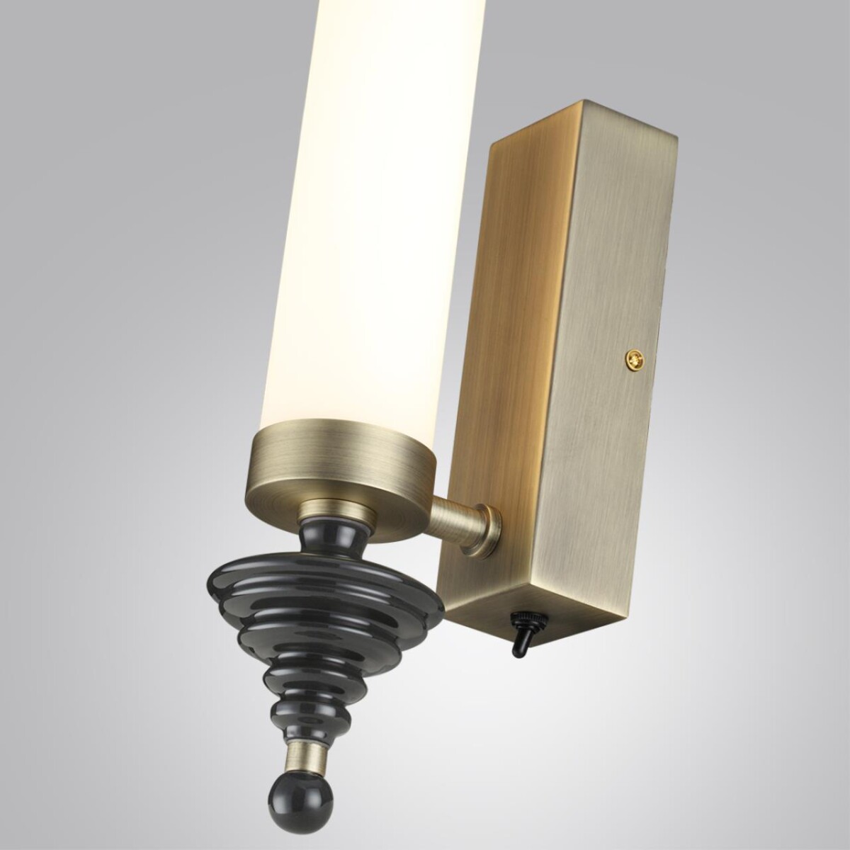 5404/17WL L-VISION ODL_EX25 027 бронзов.брашированн./черный/стекло/керамика Настенный светильник LED 17W 3000K ULA — изображение 6