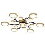 4686-13C, потолочный светильник, D880xH80, LEDx140W/70W/70W, 7540/3840/3750LM, 4000/6500/3500K, included, remote control