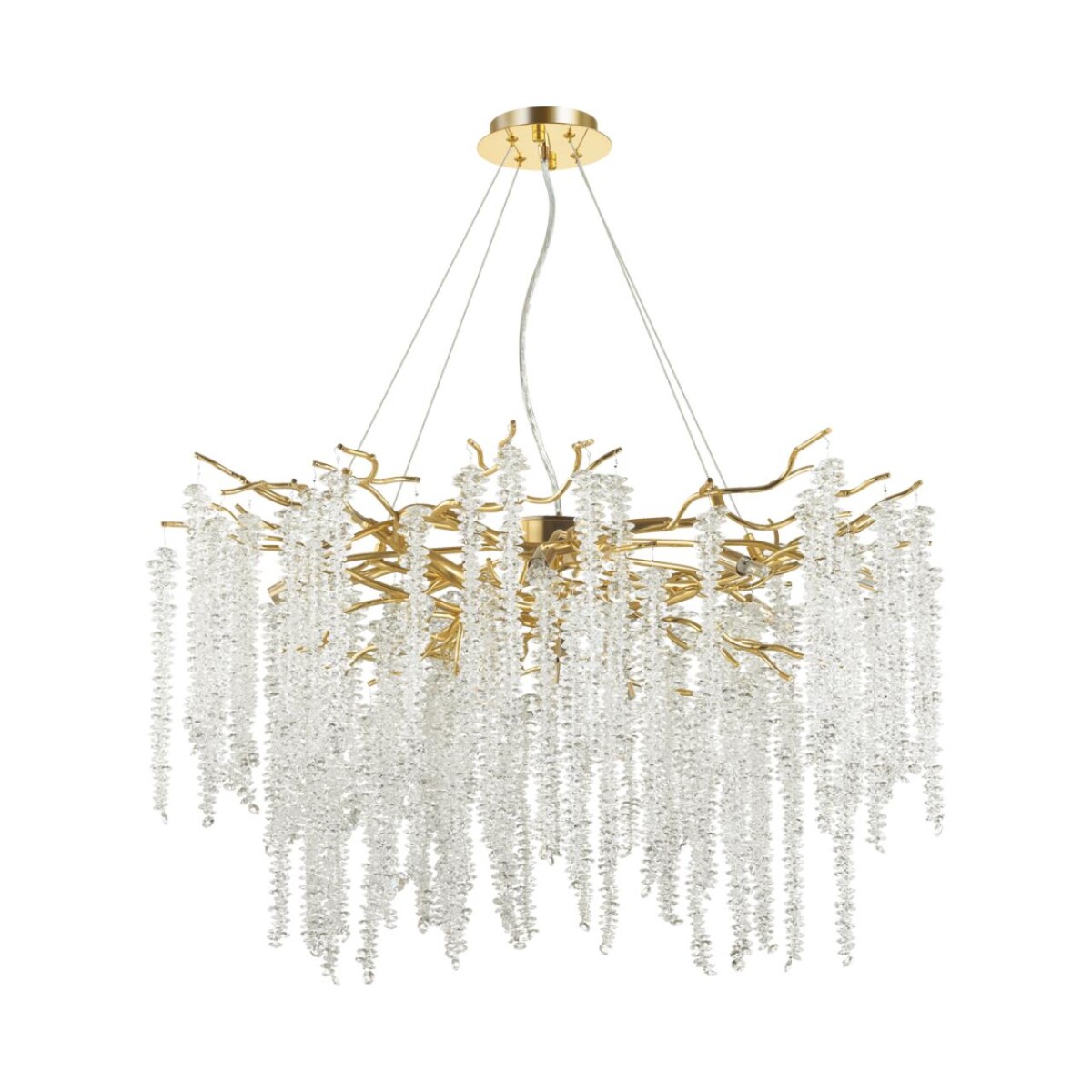 5005/14 HALL ODL23 617 золотой/прозрачный металл/хрусталь Люстра G9 14*40W BANCHE — изображение 1