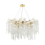 5005/14 HALL ODL23 617 золотой/прозрачный металл/хрусталь Люстра G9 14*40W BANCHE
