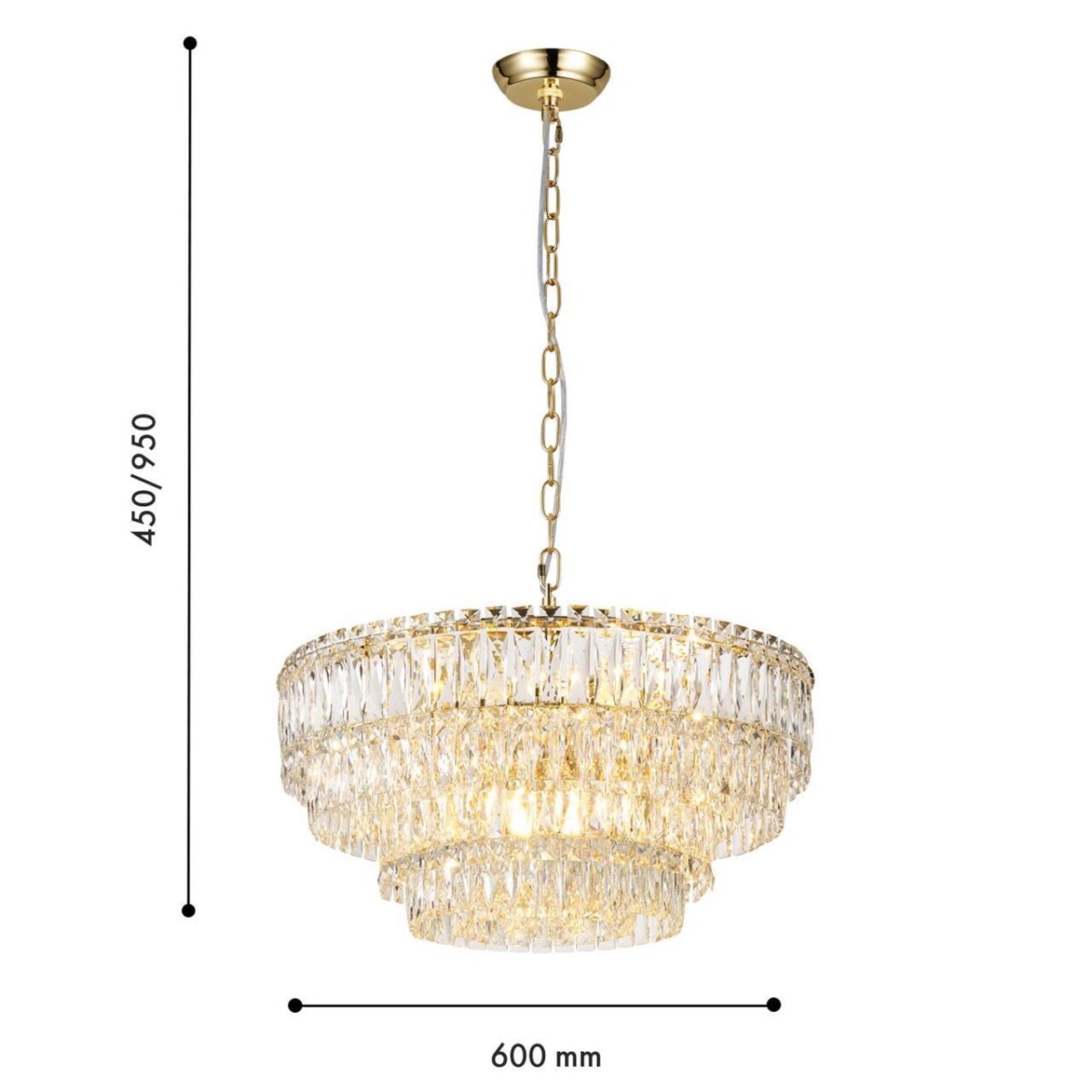 4781-12P, подвесная люстра, D600xH450/950, 12xE14x40W, excluded — изображение 4