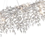 4970/16 HALL ODL24 615 матов.серебристый/алюмин./хрусталь Люстра G9 16*40W DELICA — изображение 4