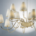 758162 Люстра подв. DIAFANO 16х40W G9 ЗОЛОТО/БЕЛЫЙ — изображение 7