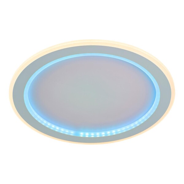 4697-4C, потолочный светильник, D450xH55, LEDx24W, 1200LM, 3000-6000K, included, remote control