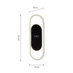4689-1W, настенный светильник, D60xW150xH400, LEDx26W, 2070LM, 4000K, included — изображение 6