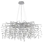 4970/12 HALL ODL24 615 матов.серебристый/алюмин./хрусталь Люстра G9 12*40W DELICA