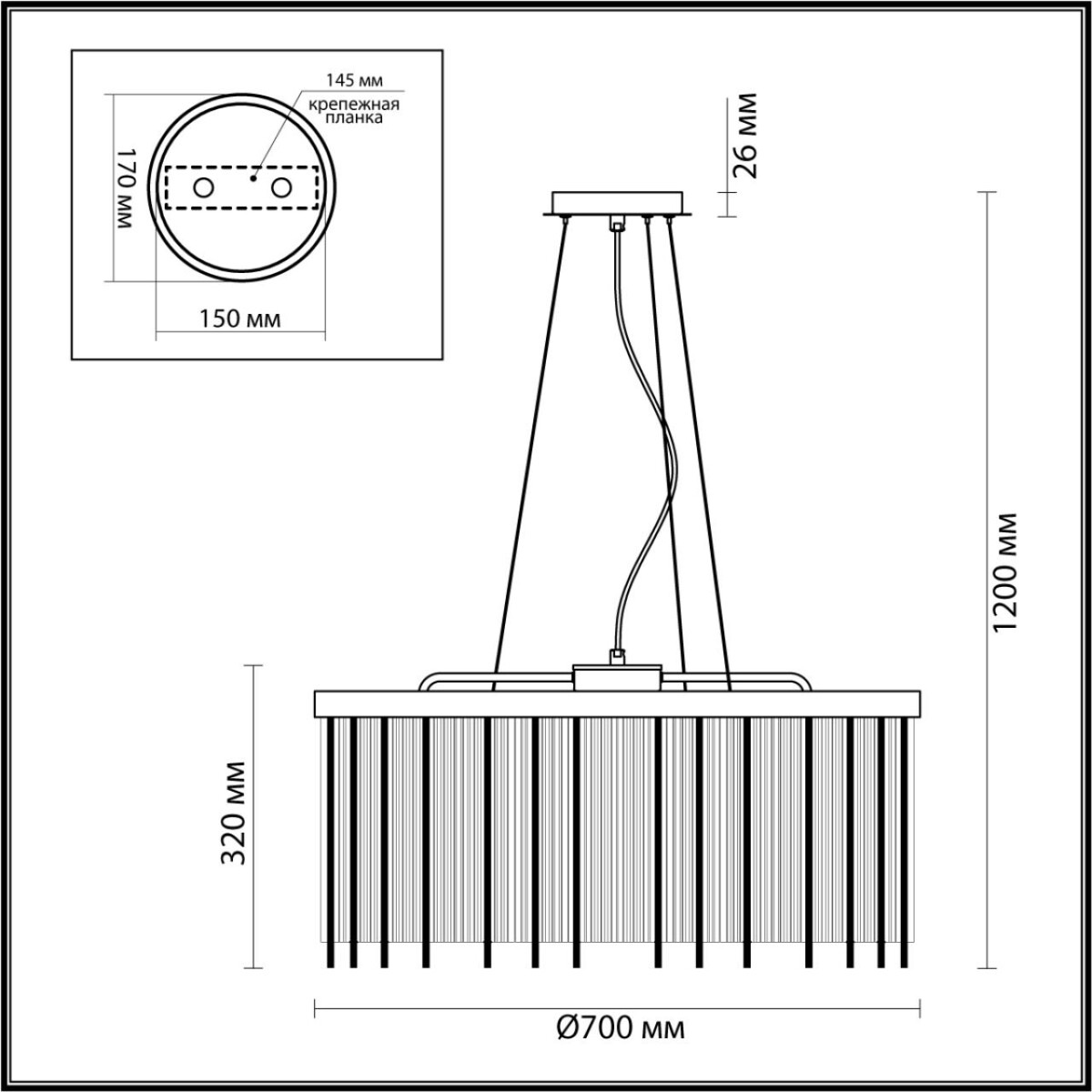 4788/10 HALL ODL21 642 золото/металл/стекло Люстра E14 10*40W YORK — изображение 2