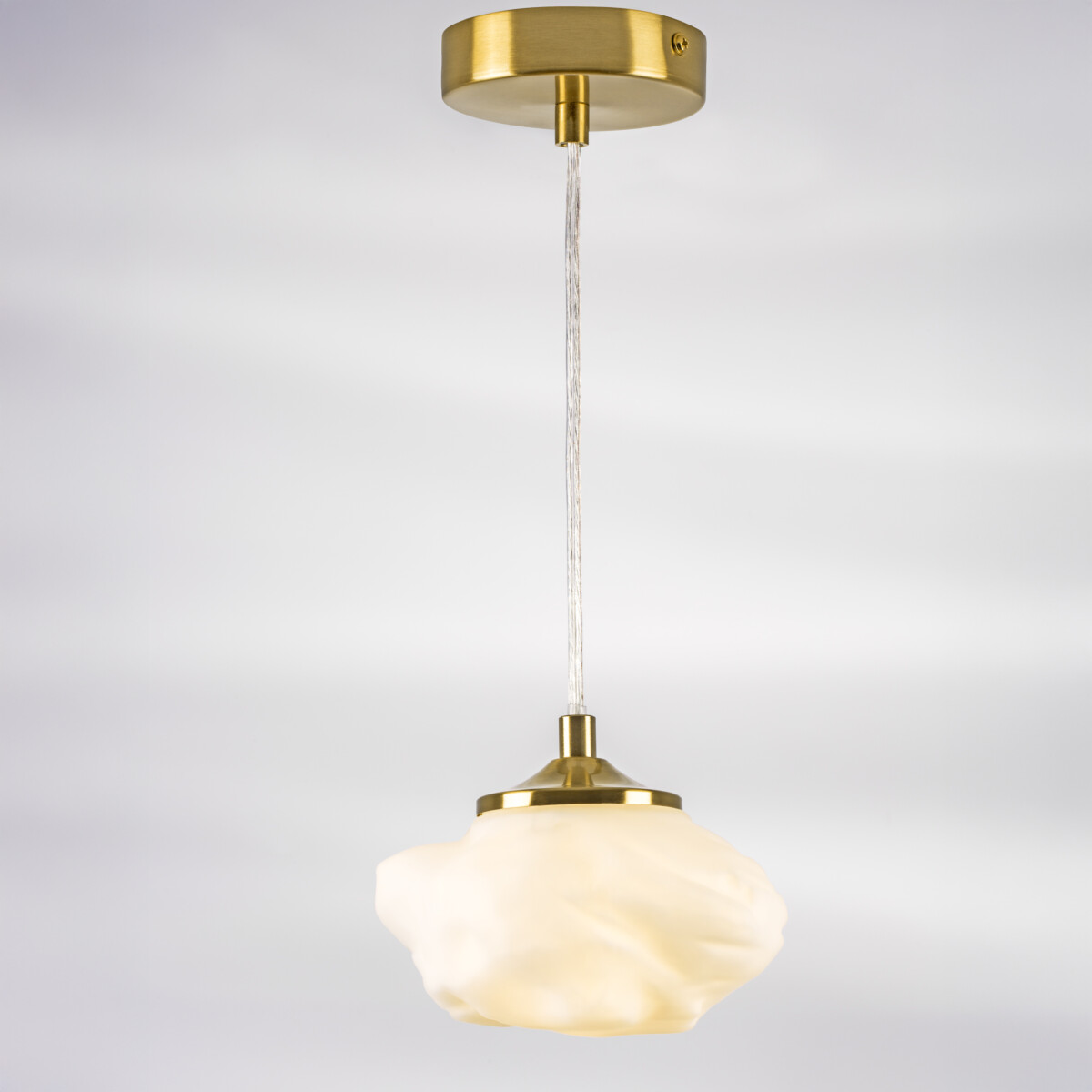 799033 Люстра (Подвес) MERINGE 1х6W (led) G9 ЛАТУНЬ/БЕЛЫЙ — изображение 2