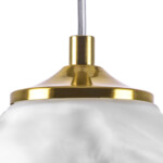 799033 Люстра (Подвес) MERINGE 1х6W (led) G9 ЛАТУНЬ/БЕЛЫЙ — изображение 5