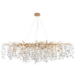 4969/16 HALL ODL24 613 античн.бронза/алюмин./хрусталь Люстра G9 16*40W DELICA — изображение 2