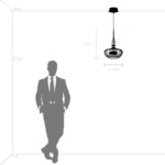 804400 Люстра ASTRA LED 12W 600LM ХРОМ/ПРОЗРАЧНЫЙ 3000K — изображение 2