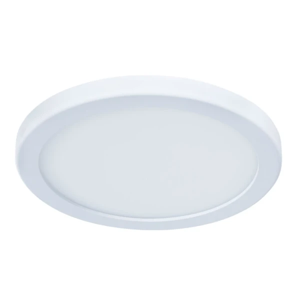 A7973PL-1WH Светильник потолочный встраиваемый светодиодный MESURA Ø118x20мм IP20 монтаж Ø50-100мм 9Вт 500Лм 6500К 70+ 110°