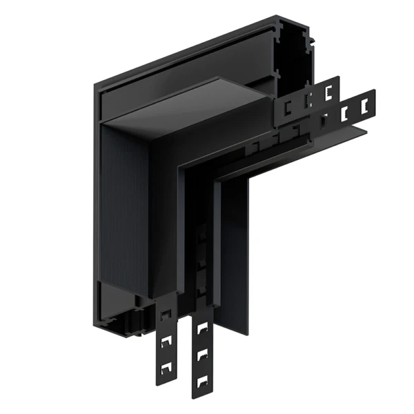 A590906 КОННЕКТОР УГЛОВОЙ ВНУТРЕННИЙ ДЛЯ ВСТРАИВАЕМОГО МАГНИТНОГО ШИНОПРОВОДА (ТРЕКА) EXPERT