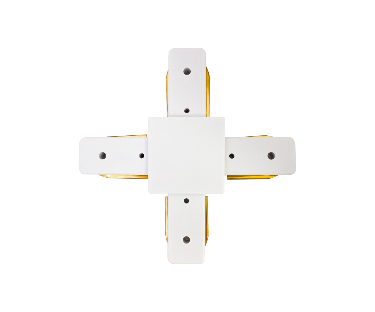 169,01 Соединительный крестообразный элемент белый - купить 666836 169,01 Соединительный крестообразный элемент белый - купить в интернет-магазине Светильники Торг