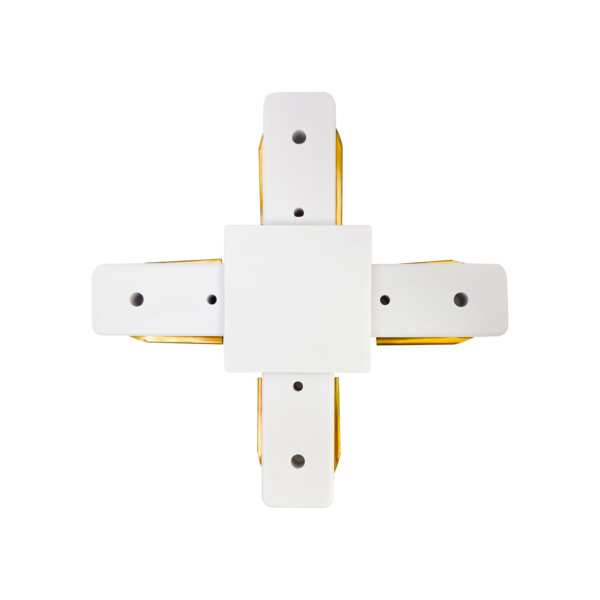 169,01 Соединительный крестообразный элемент белый - купить в интернет-магазине Светильники Торг