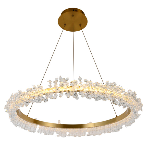 08244,36A(4000K) Подвес Лаура латунь d80 - купить в интернет-магазине Светильники Торг