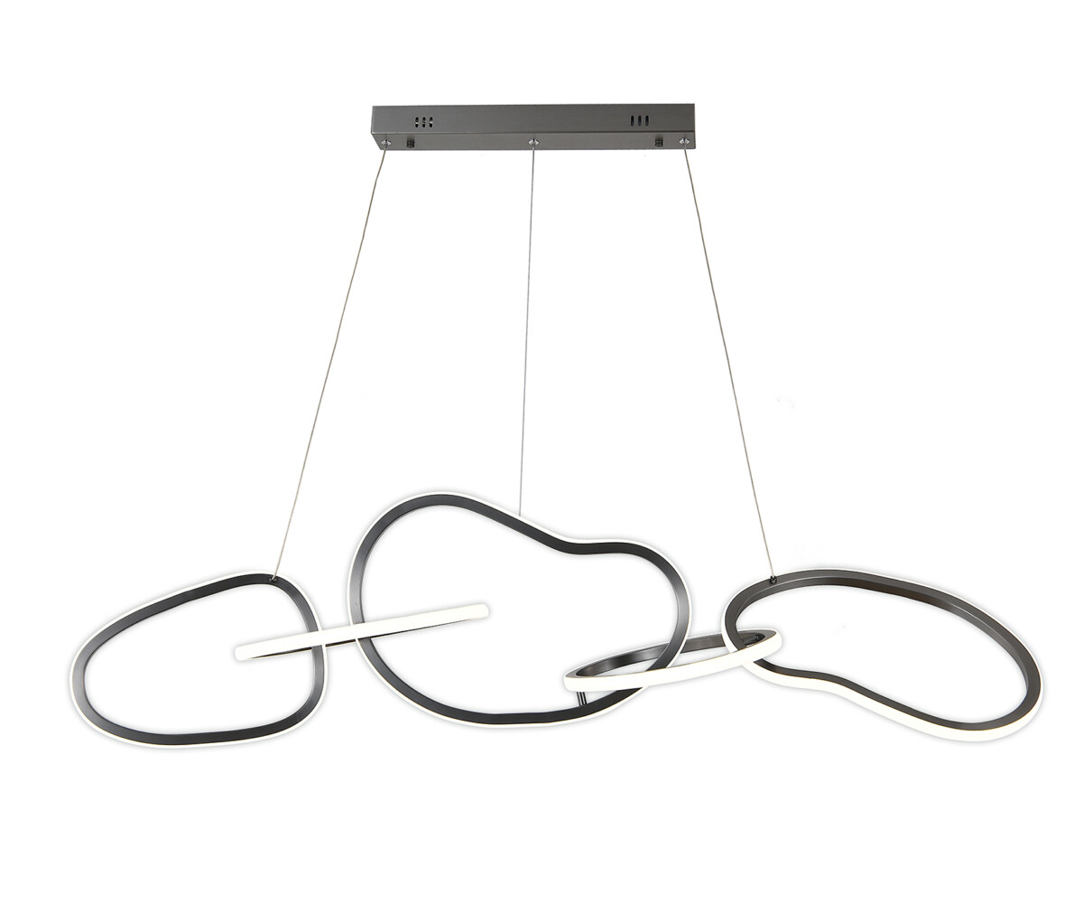 07609-5AL,12 Люстра Сена матовый никель Led 100W - купить в интернет-магазине Светильники Торг