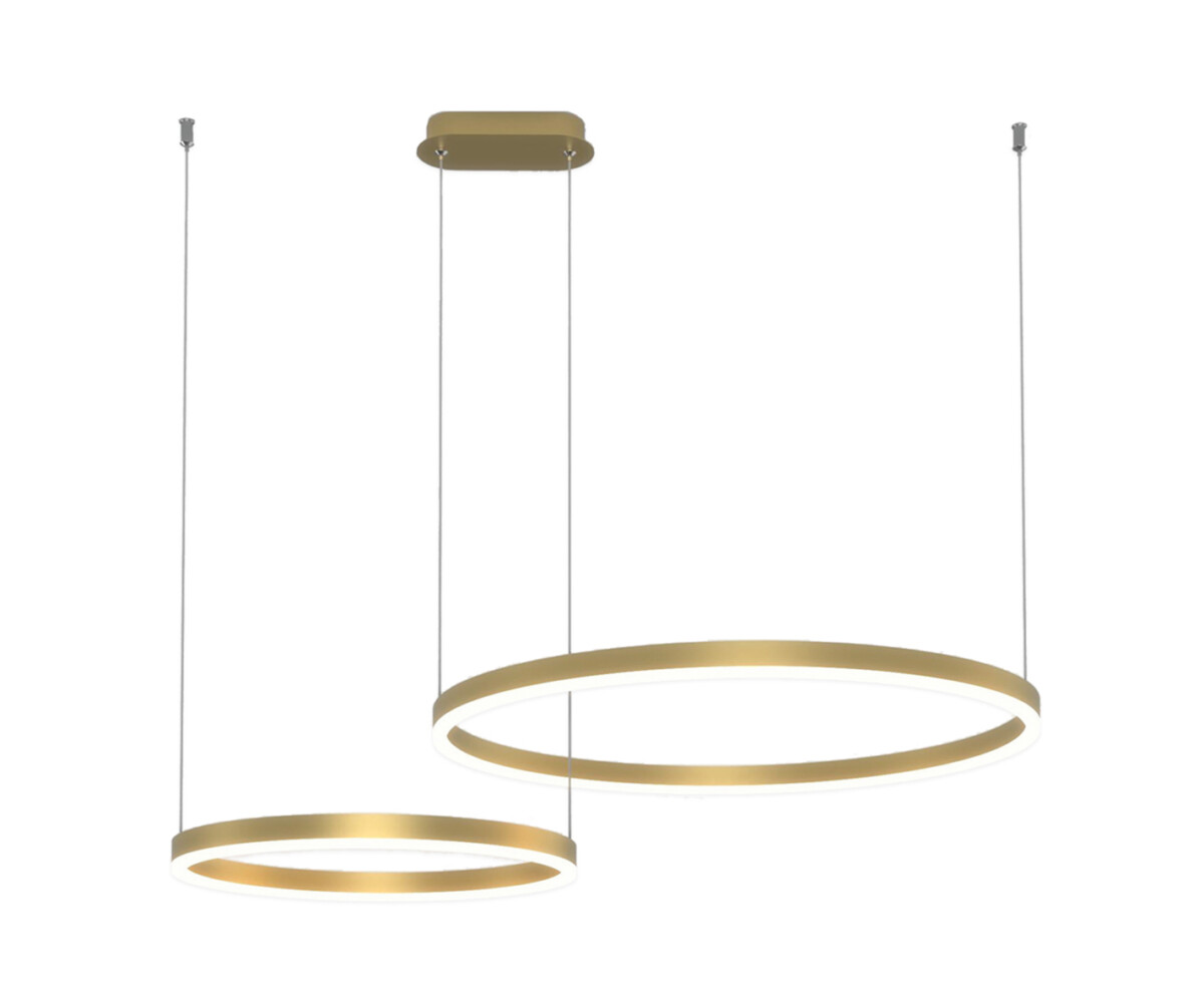 в наличии 08219,36PA(3000K) Люстра димм. Тор латунь d40+60 - купить в интернет-магазине Светильники Торг