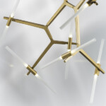 742143 Люстра STRUTTURA 14х6W (led) G9 ЗОЛОТО МАТОВЫЙ — изображение 2