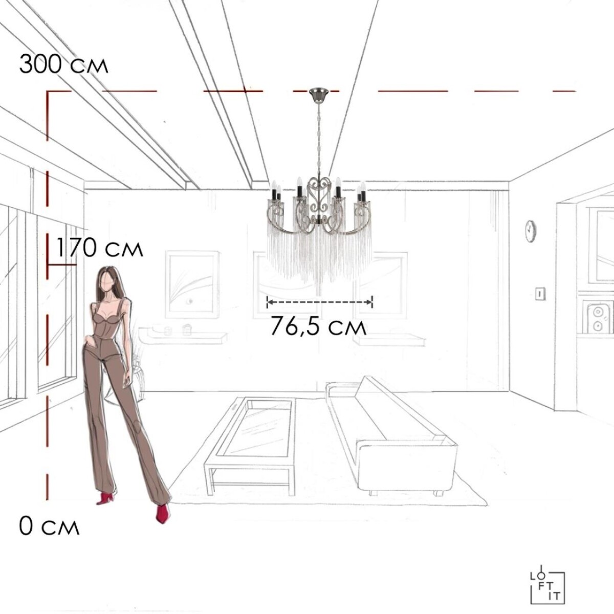 в наличии 10405/8 Подвесная люстра LOFT IT Wonderland - купить в интернет-магазине Светильники Торг